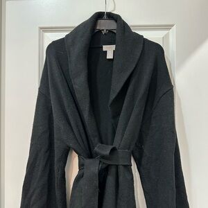 Premium Selection Black Knit Wrap Cardigan Small